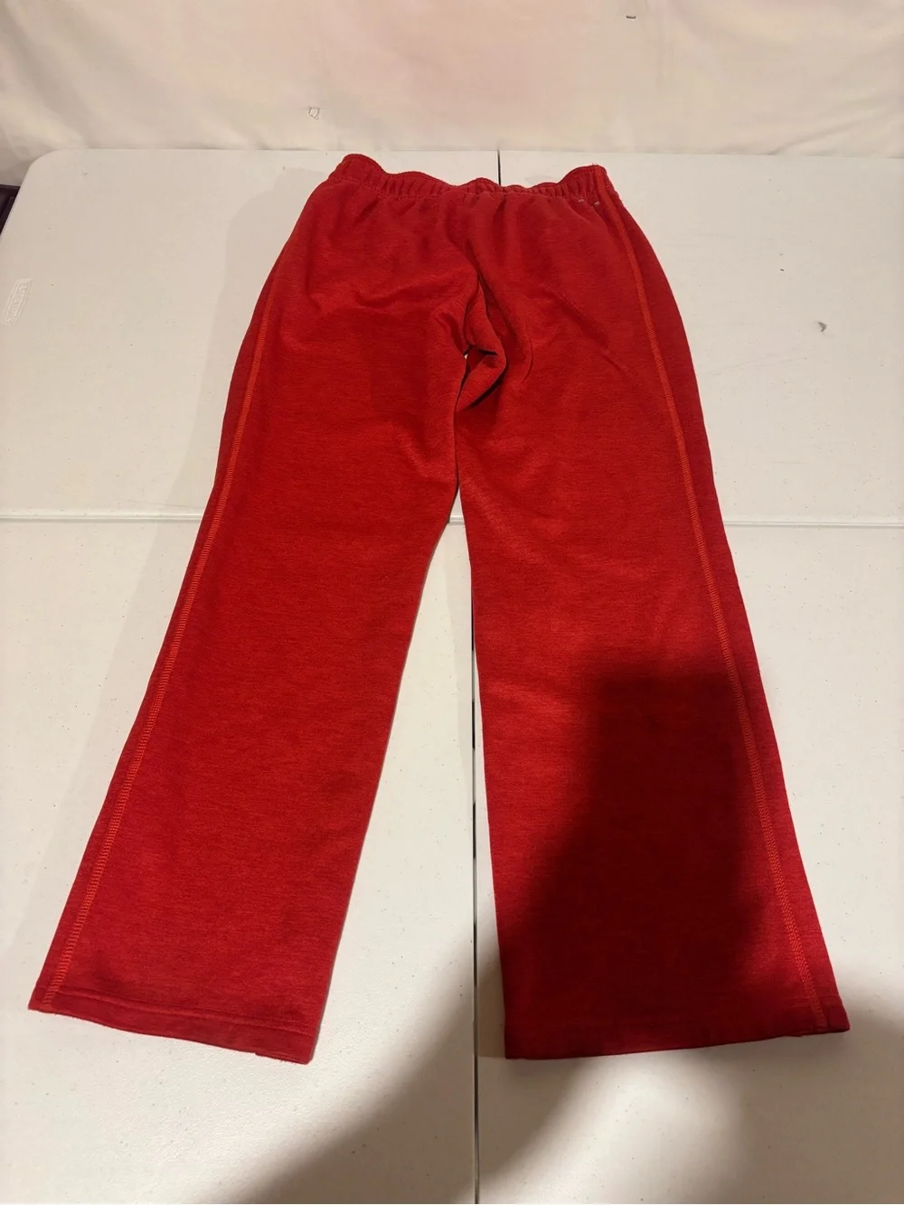 Adidas Climawarm Men’s Size M Red Athletic Jogger Sweatpants 29” Inseam
